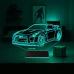 Spor Araba Honda GTR Otomobil Kişiye Özel 3D Lamba - Masa Gece Lambası
