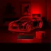 Spor Araba Honda GTR Otomobil Kişiye Özel 3D Lamba - Masa Gece Lambası