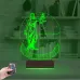 Adalet Kadın Hukuk Avukat Hediye Kişiye Özel 3D Lamba - Masa Gece Lambası