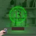 Bitcoin Kripto Para BTC Kişiye Özel 3D Lamba - Masa Gece Lambası