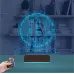 Bitcoin Kripto Para BTC Kişiye Özel 3D Lamba - Masa Gece Lambası