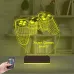 Gamer Joystick Oyuncu Konsol Kişiye Özel 3D Lamba - Masa Gece Lambası