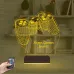 Gamer Joystick Oyuncu Konsol Kişiye Özel 3D Lamba - Masa Gece Lambası