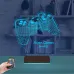 Gamer Joystick Oyuncu Konsol Kişiye Özel 3D Lamba - Masa Gece Lambası