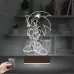 Sonic Çocuk Odası Hediye Kişiye Özel 3D Lamba - Masa Gece Lambası