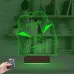 Sevgiliye Hediye Kalp Zarf Kişiye Özel 3D Lamba - Masa Gece Lambası