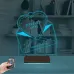 Sevgiliye Hediye Kalp Zarf Kişiye Özel 3D Lamba - Masa Gece Lambası