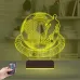 Futbol Topu Ronaldo Futbolcu Hediye Kişiye Özel 3D Lamba - Masa Gece Lambası