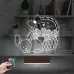 Paskalya Tavşan Yumurta Çocuk Odası Kişiye Özel 3D Lamba - Masa Gece Lambası