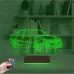 Mercedes Araba C Seri Kişiye Özel 3D Lamba - Masa Gece Lambası