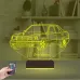 Mercedes Araba E Seri Kişiye Özel 3D Lamba - Masa Gece Lambası
