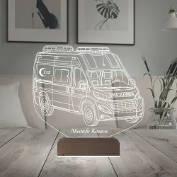 Ambulans Paramedik Hediye Kişiye Özel 3D Lamba - Masa Gece Lambası