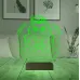 Oyuncu Gamer Tasarım Kişiye Özel 3D Lamba - Masa Gece Lambası
