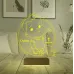 Yeni Doğan Erkek Bebek Hediye Kişiye Özel 3D Lamba - Masa Gece Lambası