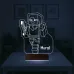 Çocuk Odası Hediye Robot Çizgi Film Tasarım Kişiye Özel 3D Lamba - Masa Gece Lambası