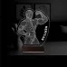 Vücut Geliştirme Hediye Gym Kişiye Özel 3D Lamba - Masa Gece Lambası
