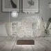 Kamyon Beton Mikseri İnşaat Kişiye Özel Metal Saatli 3D Lamba - Masa Gece Lambası