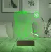 Diş Doktoru Hediye Diş Hekimi İmplant Kişiye Özel Metal Saatli 3D Lamba - Masa Gece Lambası