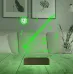 Elektro Gitar Müzik Nota Müzisyen Kişiye Özel Metal Saatli 3D Lamba - Masa Gece Lambası
