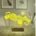 Formula 1 F1 Yarış Arabası Kişiye Özel Metal Saatli 3D Lamba - Masa Gece Lambası