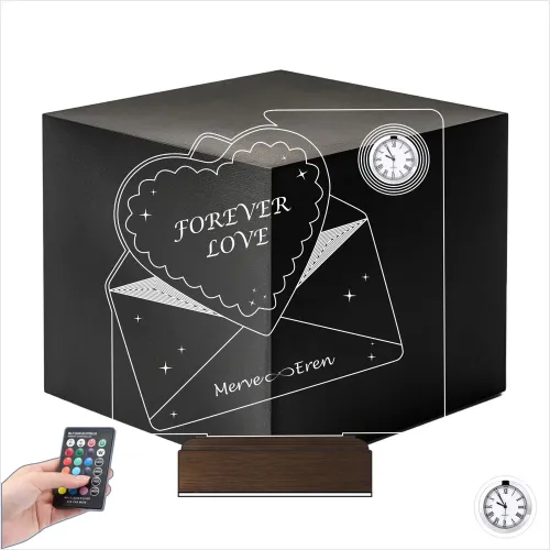 Kalp Forever Love Sevgiliye Hediye Zarf Mesajlı Kişiye Özel …