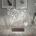 Motorsiklet Motorcu Hediye Kişiye Özel Metal Saatli 3D Lamba - Masa Gece Lambası