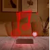 Müzisyen Hediye Müzik Nota Kişiye Özel Metal Saatli 3D Lamba - Masa Gece Lambası