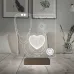 Doktora Hediye Steteskop Kişiye Özel Metal Saatli 3D Lamba - Masa Gece Lambası