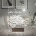 Tank Asker Hediye Tankçı Kişiye Özel Metal Saatli 3D Lamba - Masa Gece Lambası